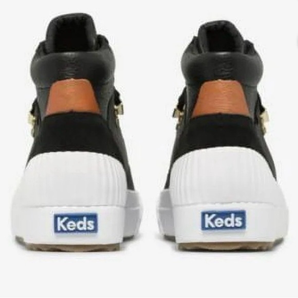 Keds Black and Brown High-Top Sneakers - Picture 3 of 11